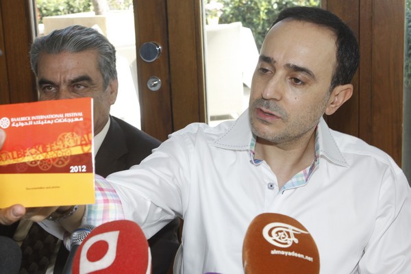 SABER ROUBA3I press conference (Baalback Festival 2012 )
